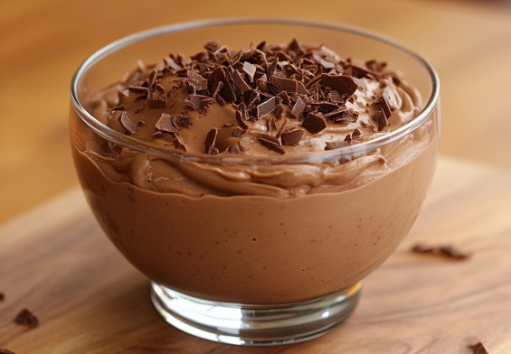 mousse de chocolate